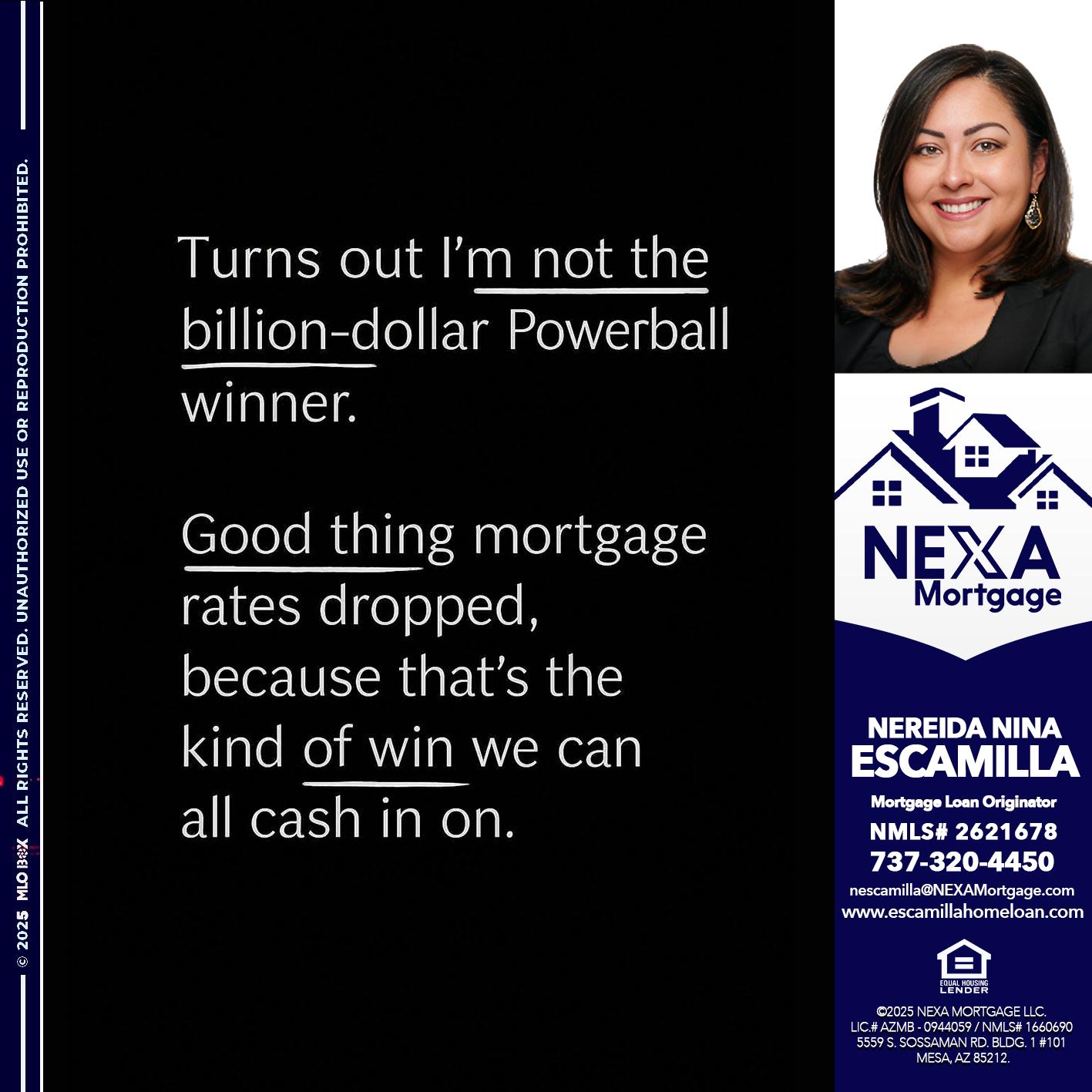 TURNS OUT - Nereida Nina Escamilla -Mortgage Loan Originator