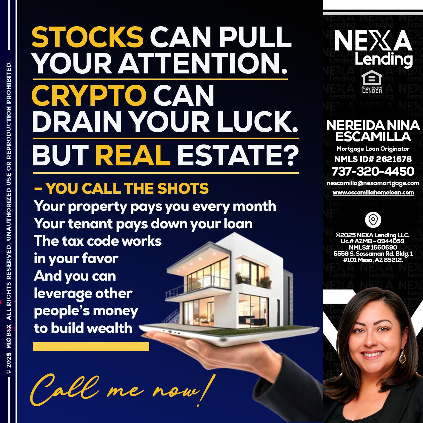 STOCK YOUR - Nereida Nina Escamilla -Mortgage Loan Originator