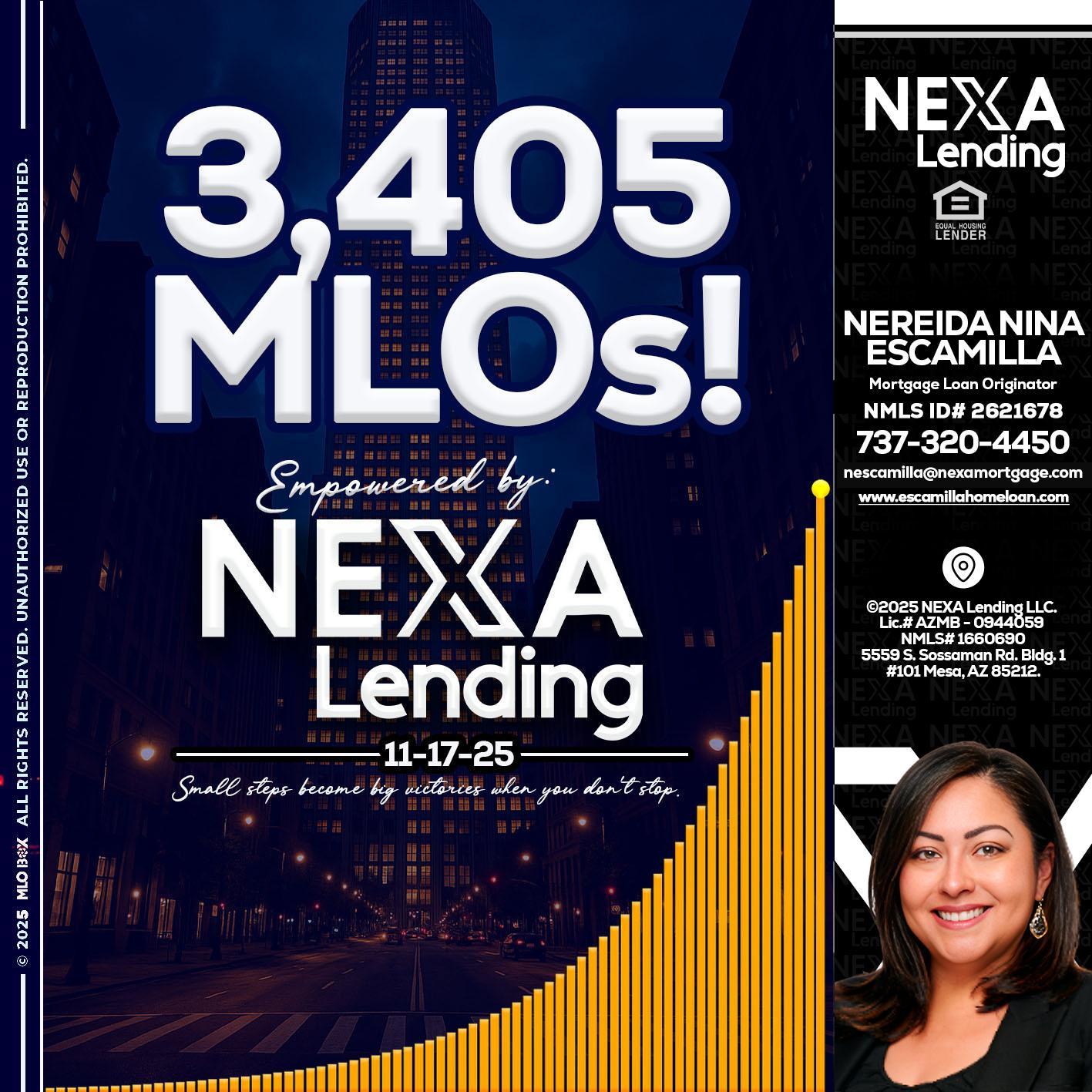 3405 MLOs - Nereida Nina Escamilla -Mortgage Loan Originator