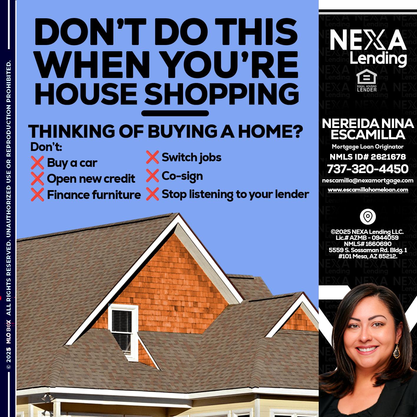 DONT DO THIS - Nereida Nina Escamilla -Mortgage Loan Originator