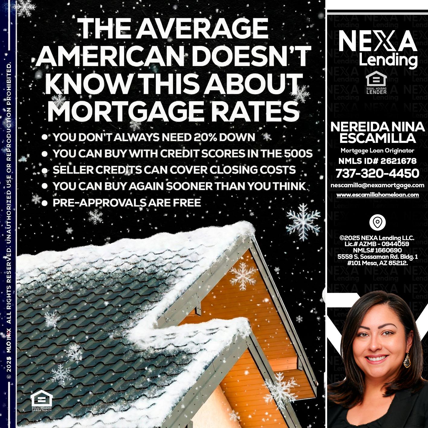 THE AVERAGE - Nereida Nina Escamilla -Mortgage Loan Originator