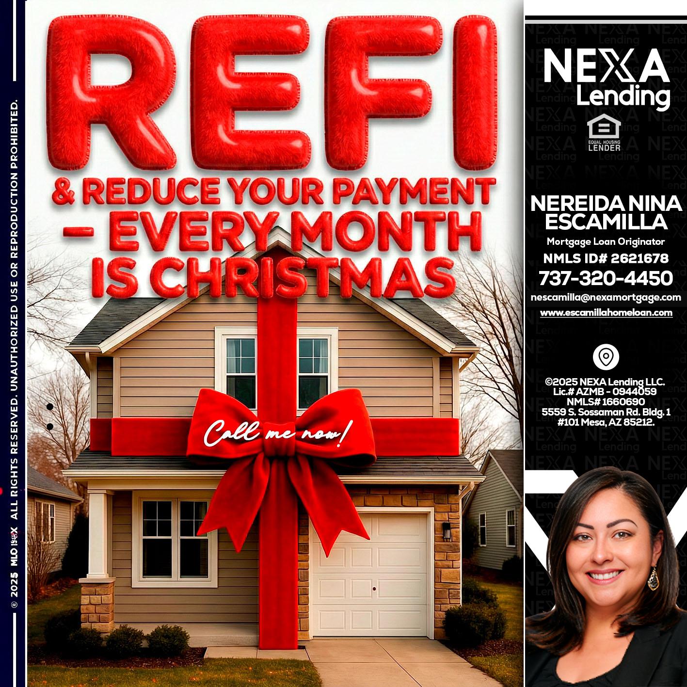 REFI - Nereida Nina Escamilla -Mortgage Loan Originator