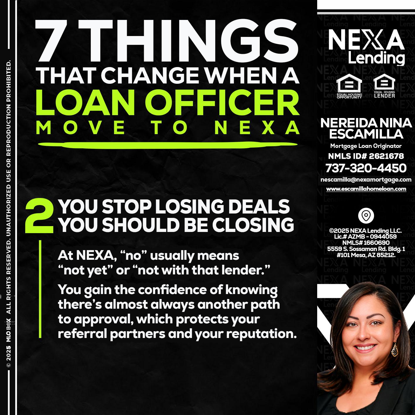 7 THINGS (2) - Nereida Nina Escamilla -Mortgage Loan Originator