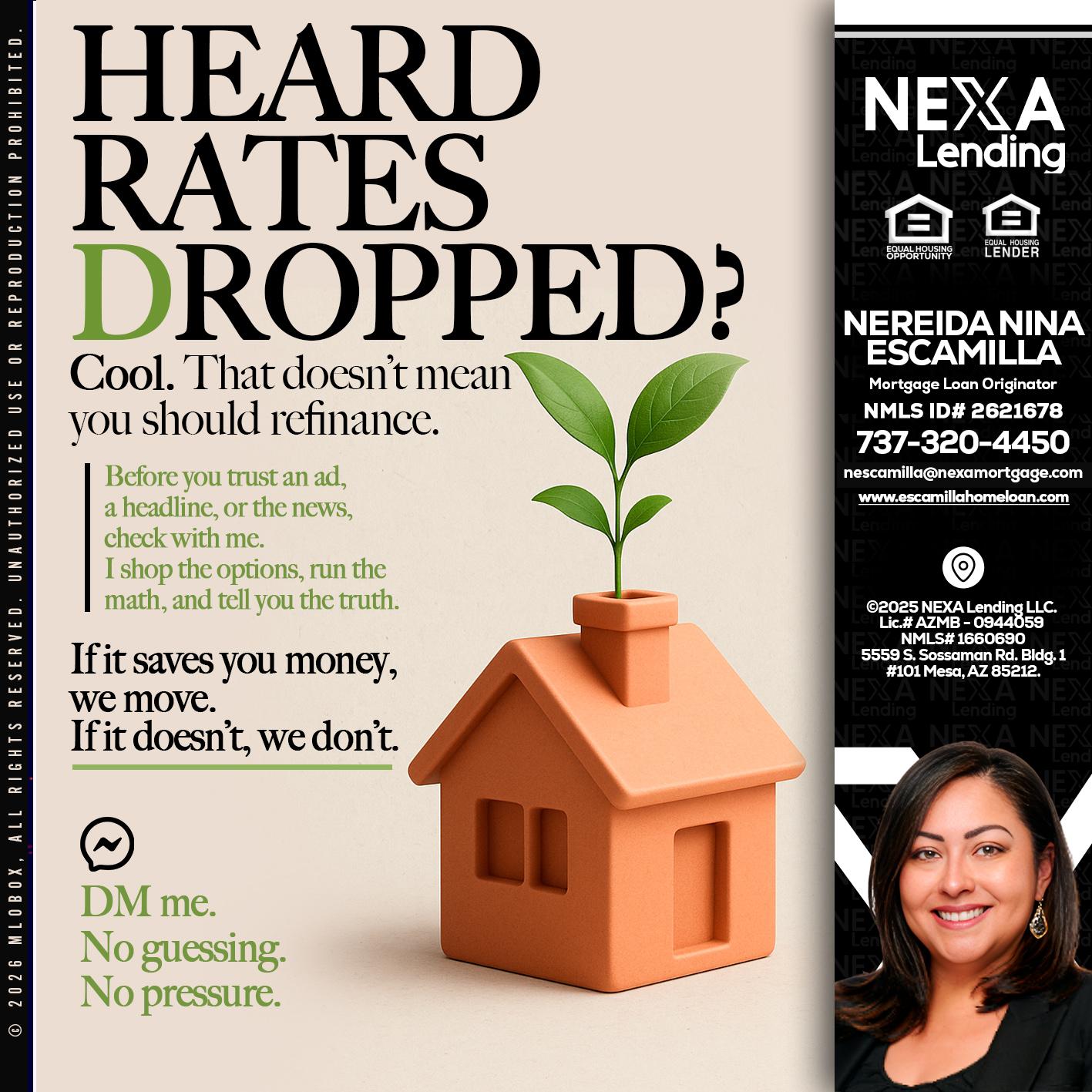 HEARD RATES - Nereida Nina Escamilla -Mortgage Loan Originator