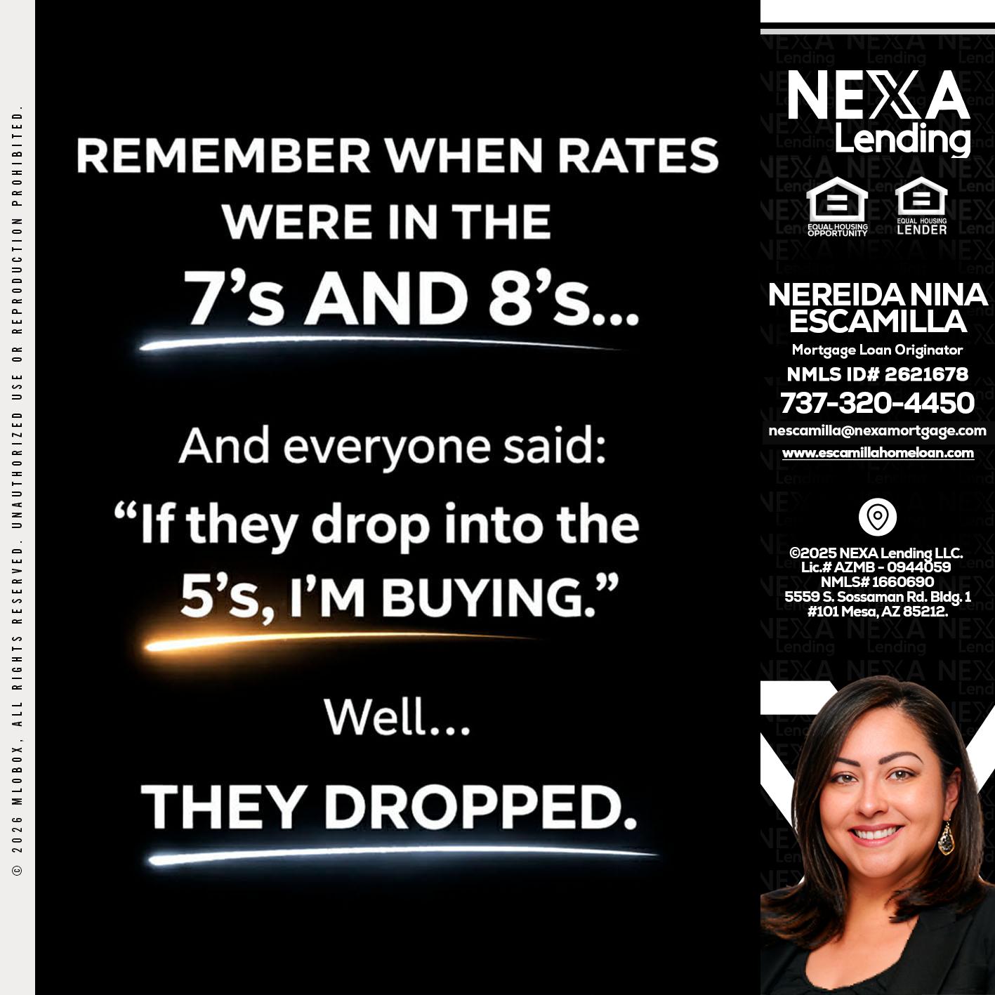 REMEMBER WHEN - Nereida Nina Escamilla -Mortgage Loan Originator
