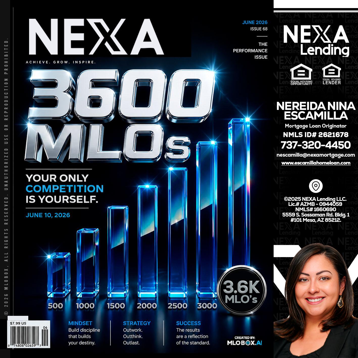 3600 MLOs - Nereida Nina Escamilla -Mortgage Loan Originator