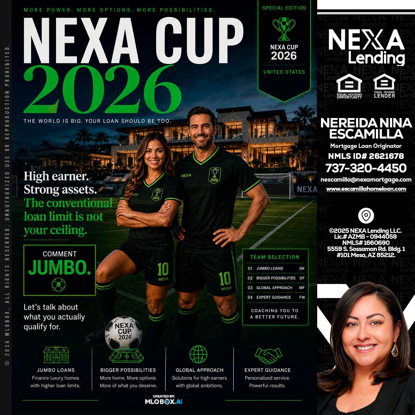 NEXA CUP 2026 - Nereida Nina Escamilla -Mortgage Loan Originator