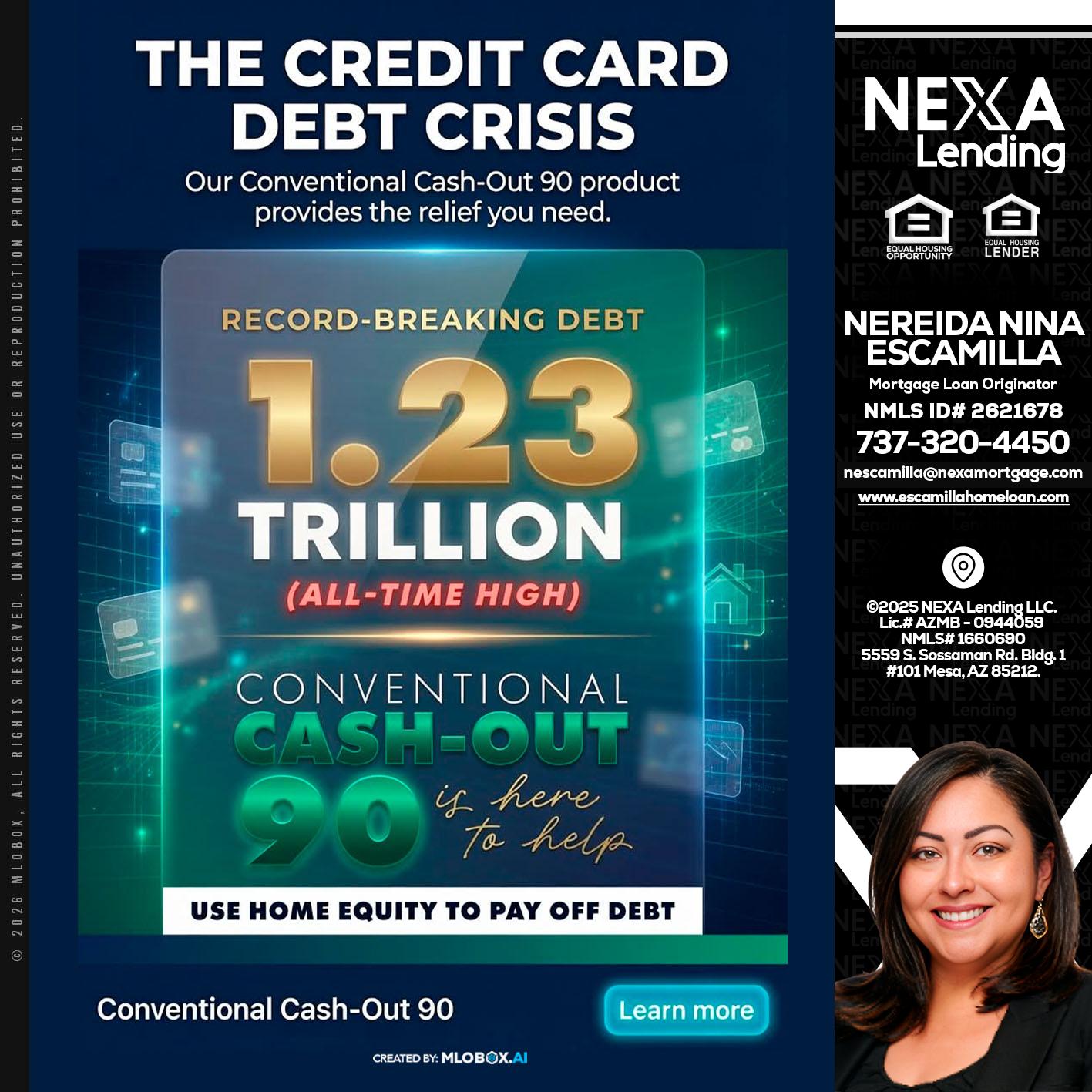 THE CREDIT CARD - Nereida Nina Escamilla -Mortgage Loan Originator