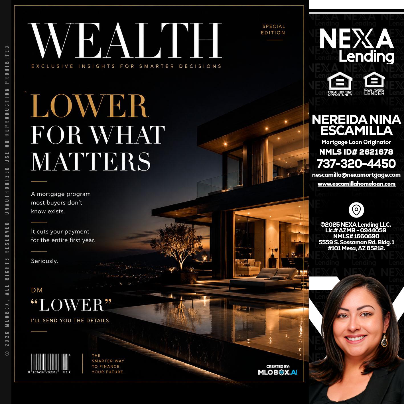 WEALTH - Nereida Nina Escamilla -Mortgage Loan Originator
