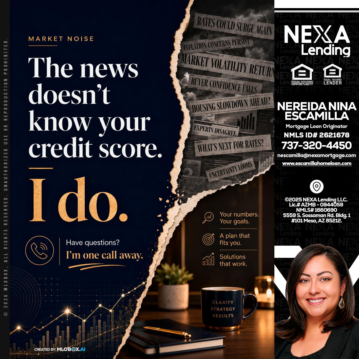 MARKET NOISE - Nereida Nina Escamilla -Mortgage Loan Originator