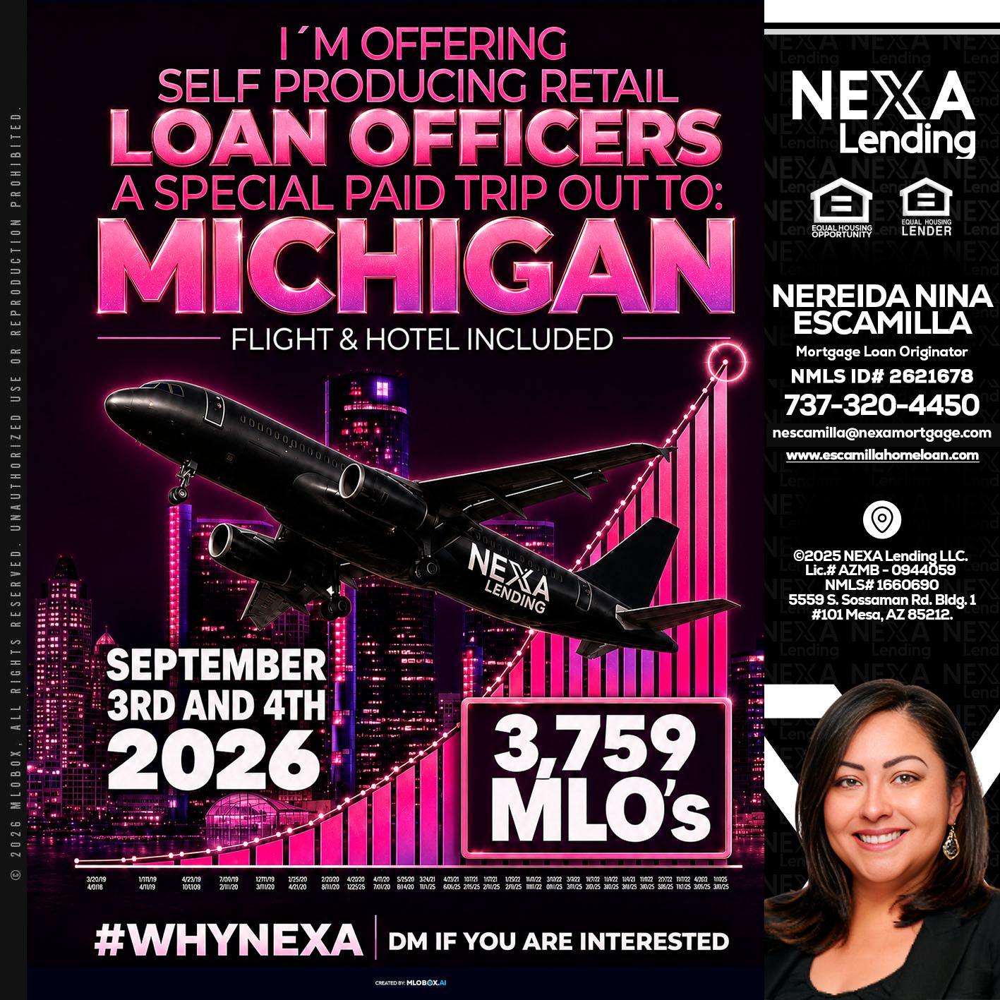 MICHIGAN TRIP - Nereida Nina Escamilla -Mortgage Loan Originator
