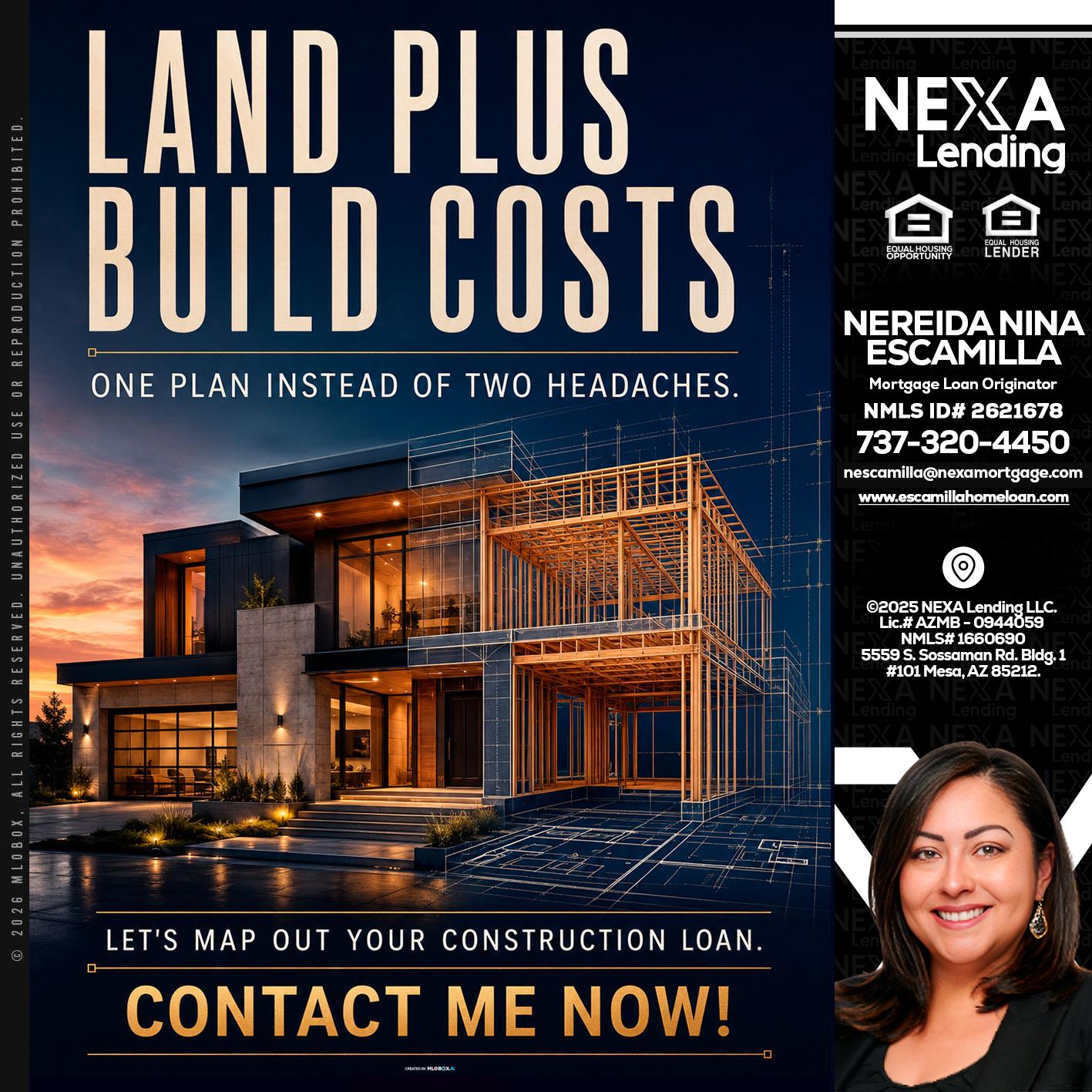 LAND PLUS - Nereida Nina Escamilla -Mortgage Loan Originator