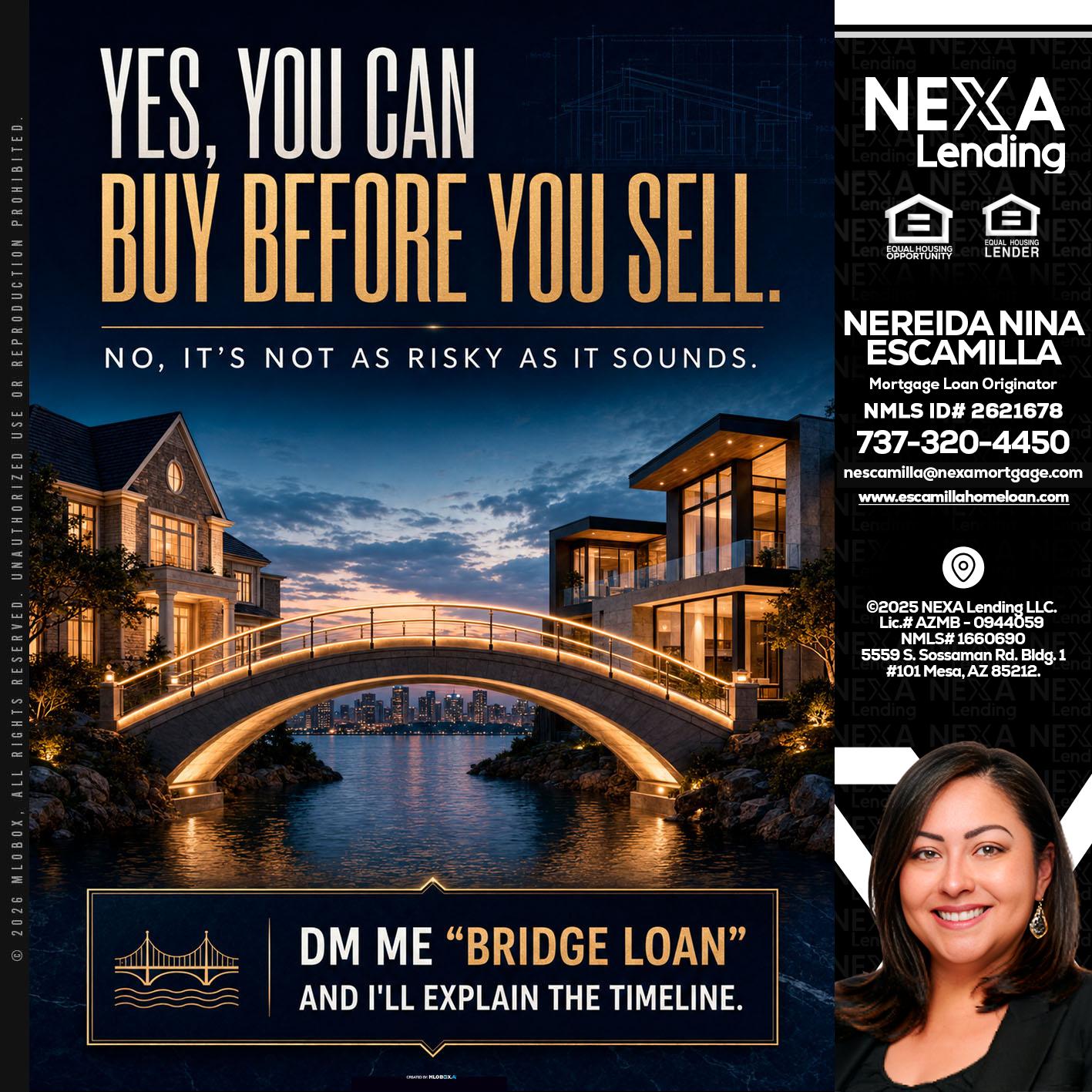YES, YOU CAN - Nereida Nina Escamilla -Mortgage Loan Originator